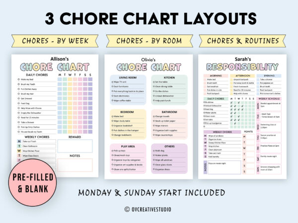 Kids Chore Chart Bundle - Image 2